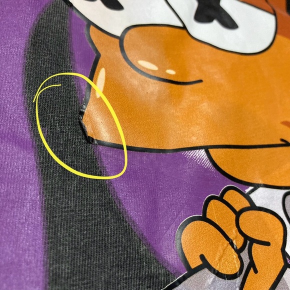 Genuine Merchandise Short Sleeve Tee with Simpsons Style Graphic - Some Wear - Picture 12 of 13